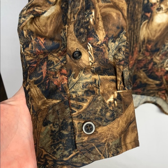 Legacy Falls Outfitters Deer Camo Shirt Large - Picture 5 of 8